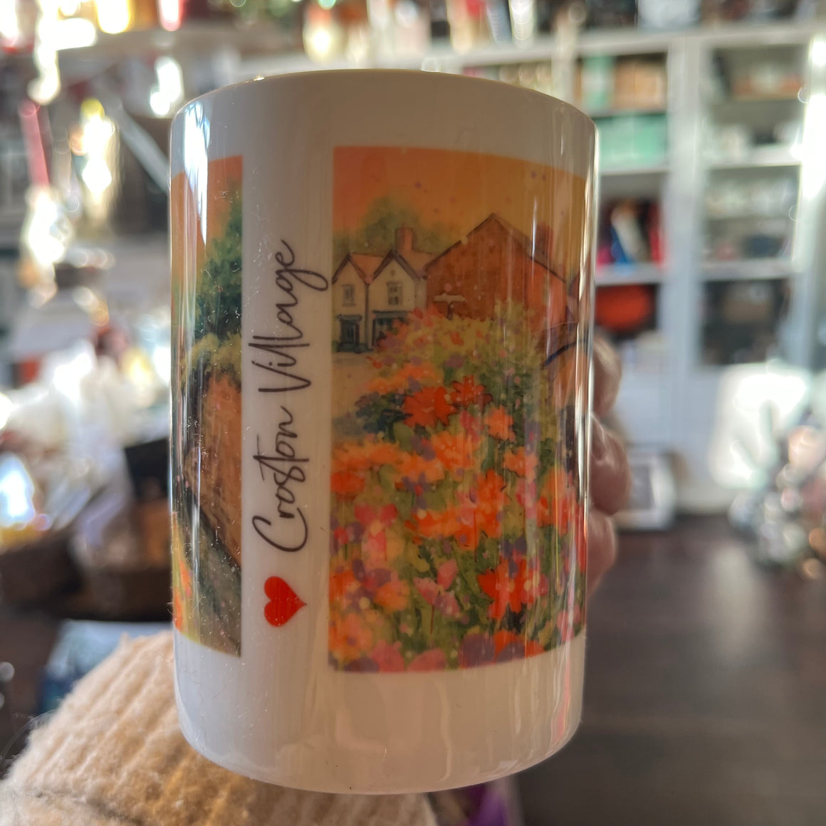 CROSTON BONE CHINA MUG - Feather & Twigs