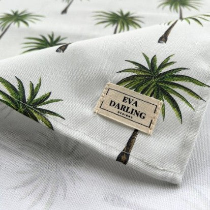 BOULEVARD PALMS TEA TOWEL - Feather & Twigs