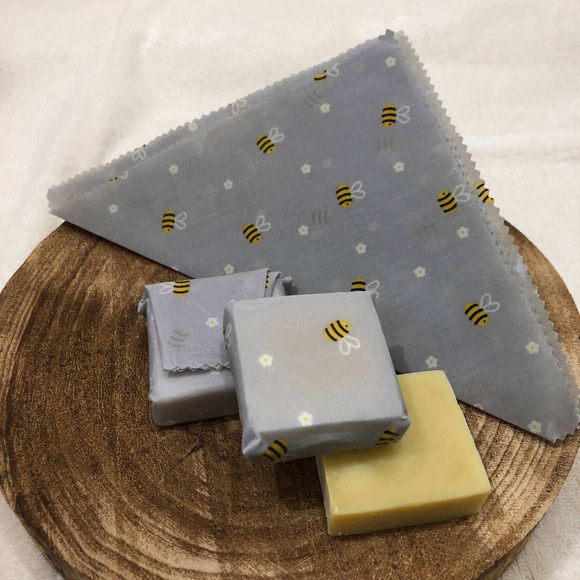 REUSABLE BEESWAX SOAP WRAP - BUSY BEES