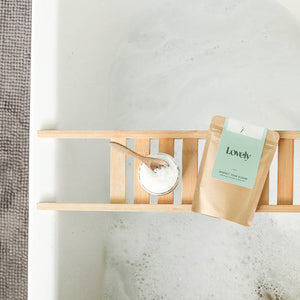 BATH SALTS - RESPECT YOUR ELDERD - ELDERFLOWER AND GOOSEBERRY