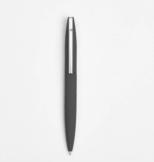Orange pen on a white background