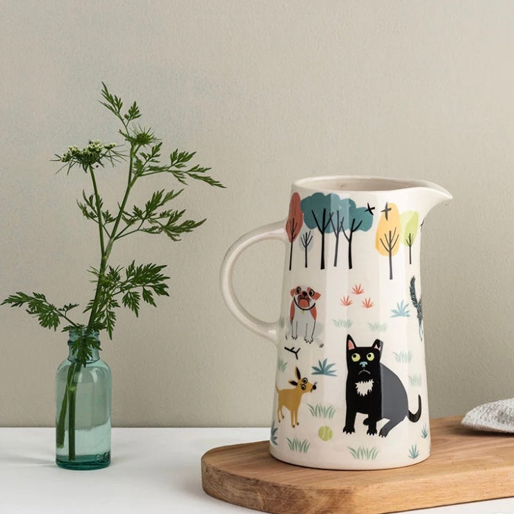 TALL DOG JUG BY HANNAH TURNER - Feather & Twigs