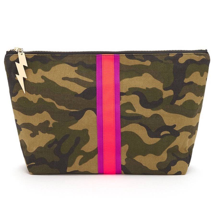 LARGE CAMO BAG - Feather & Twigs