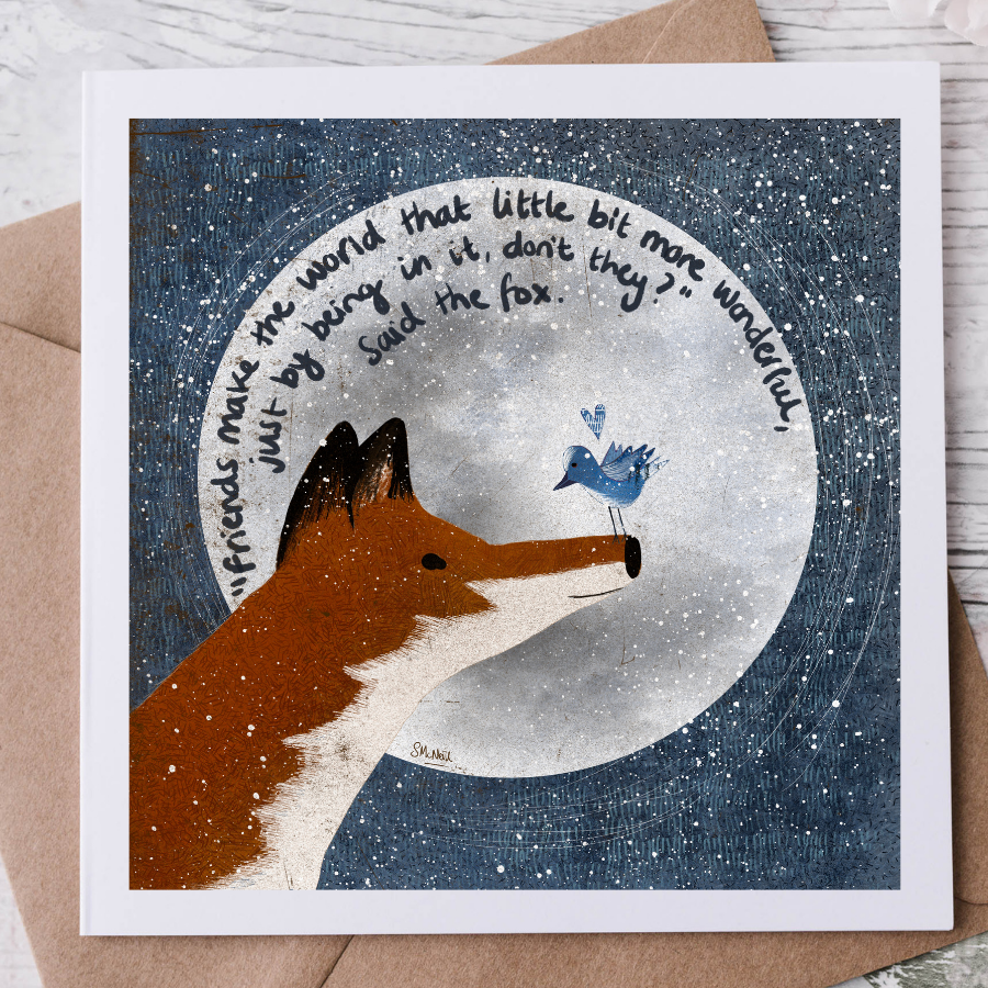 “FRIENDS” GREETING CARD - Feather & Twigs