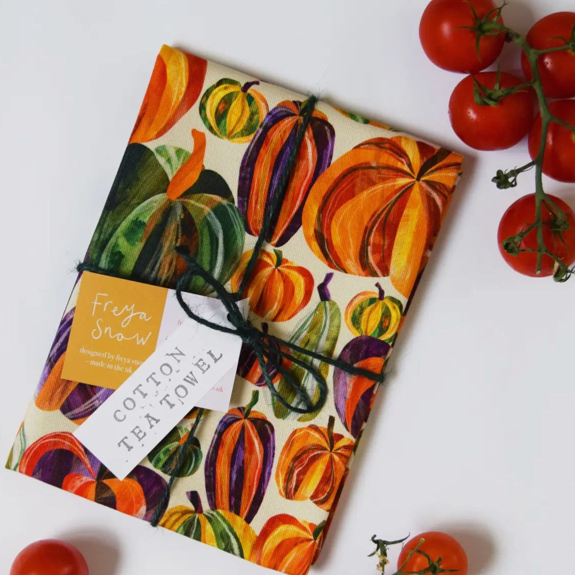 FREYA SNOW TEA TOWELS - VARIOUS DESIGNS - Feather & Twigs