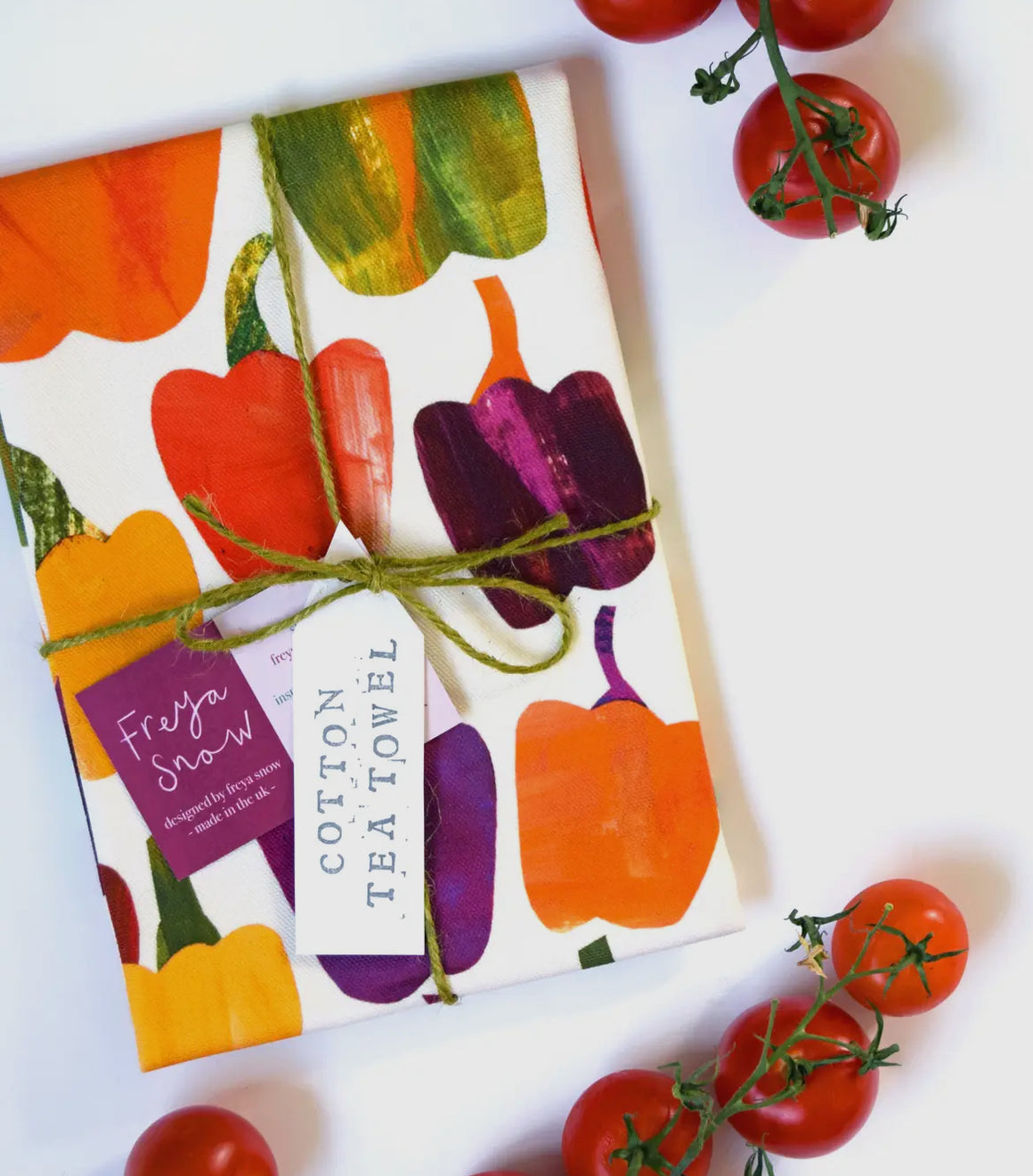FREYA SNOW TEA TOWELS - VARIOUS DESIGNS - Feather & Twigs