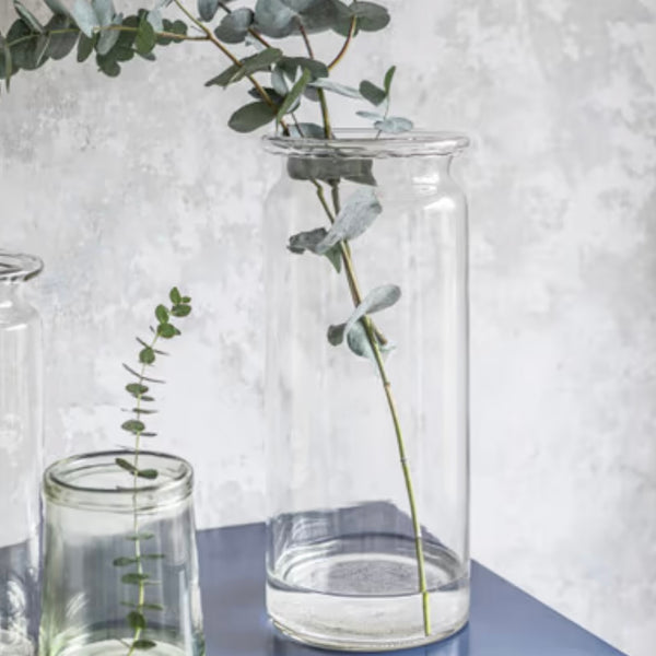 LARGE COLUMN VASE - Feather & Twigs