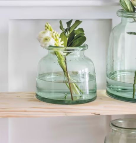 MICKLETON GLASS VASE -3 SIZES - Feather & Twigs