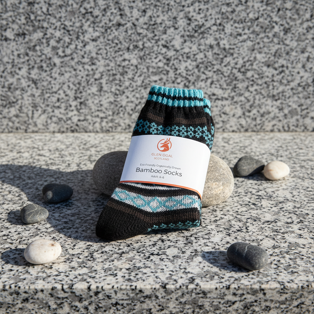 BLACK MULBERRY BAMBOO SOCKS