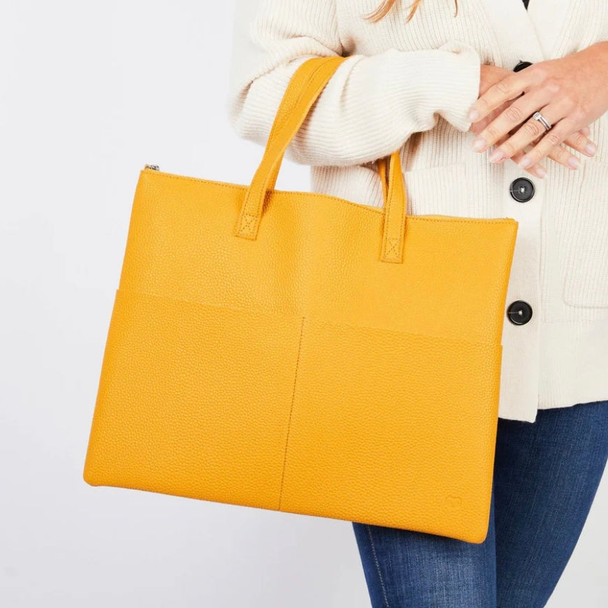 TUCUMAN TOTE BAG - MUSTARD - Feather & Twigs