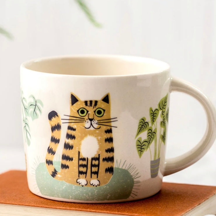 CAT MUG BY HANNAH TURNER - Feather & Twigs