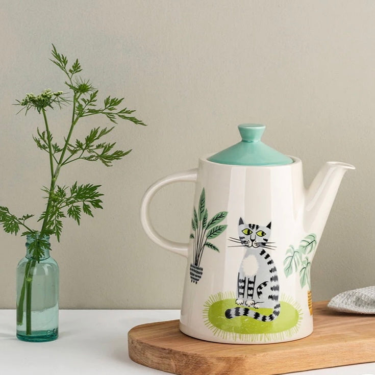 CAT TEAPOT BY HANNAH TURNER - Feather & Twigs