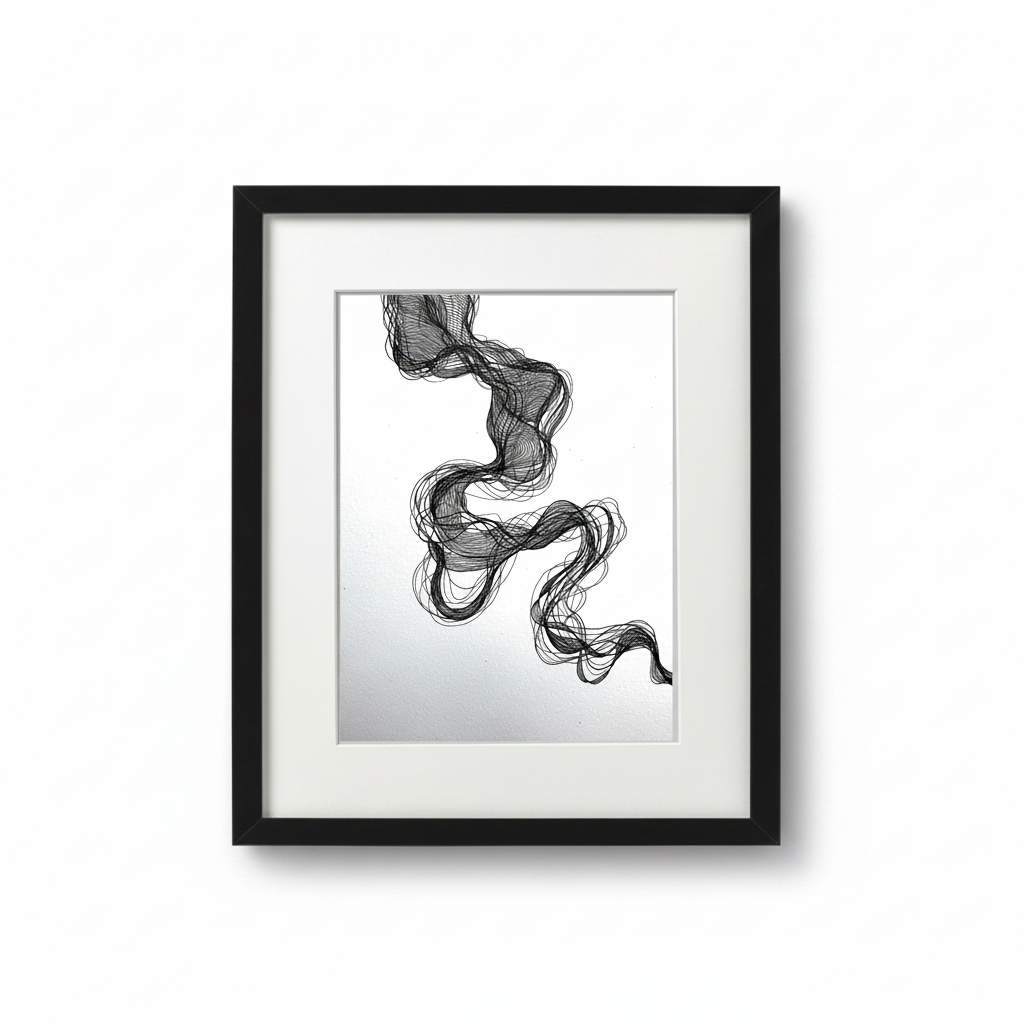 Pen and Ink Swirl design
