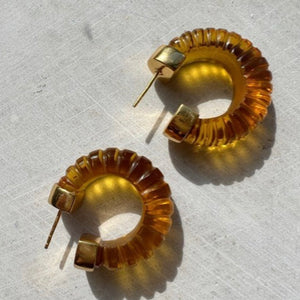 ESME EARRINGS - LEMON/GREEN/CITRINE