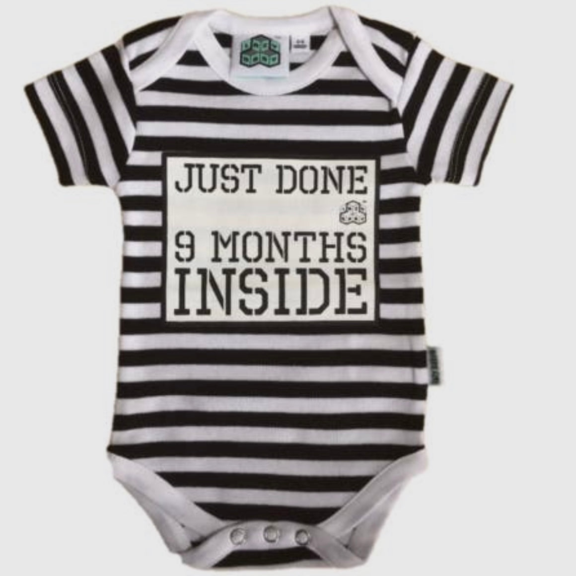 9 MONTHS INSIDE BABY GROW - 2 Designs