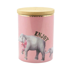 STORAGE JAR ELEPHANT DESIGN BY YVONNE ELLEN