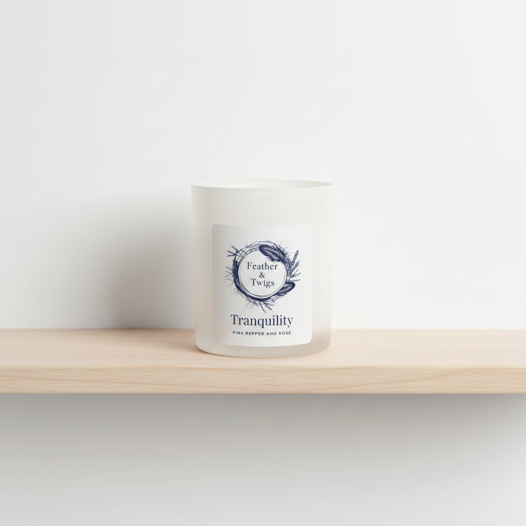 TRANQUILITY -30cl Candle - Pink Pepper and Rose