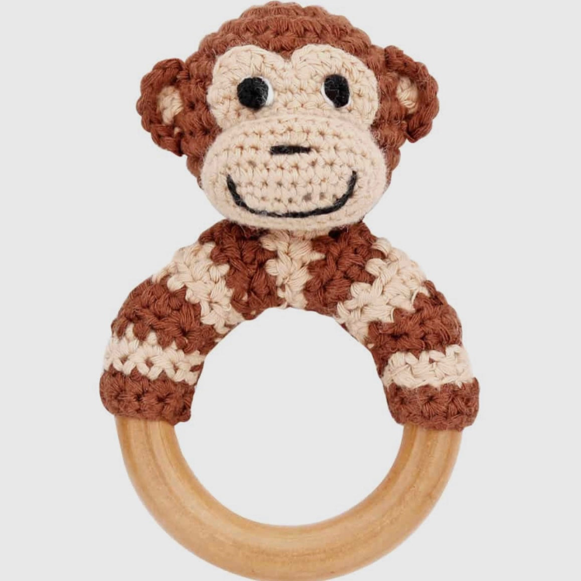 CROCHET RATTLE/TEETHER- VARIOUS