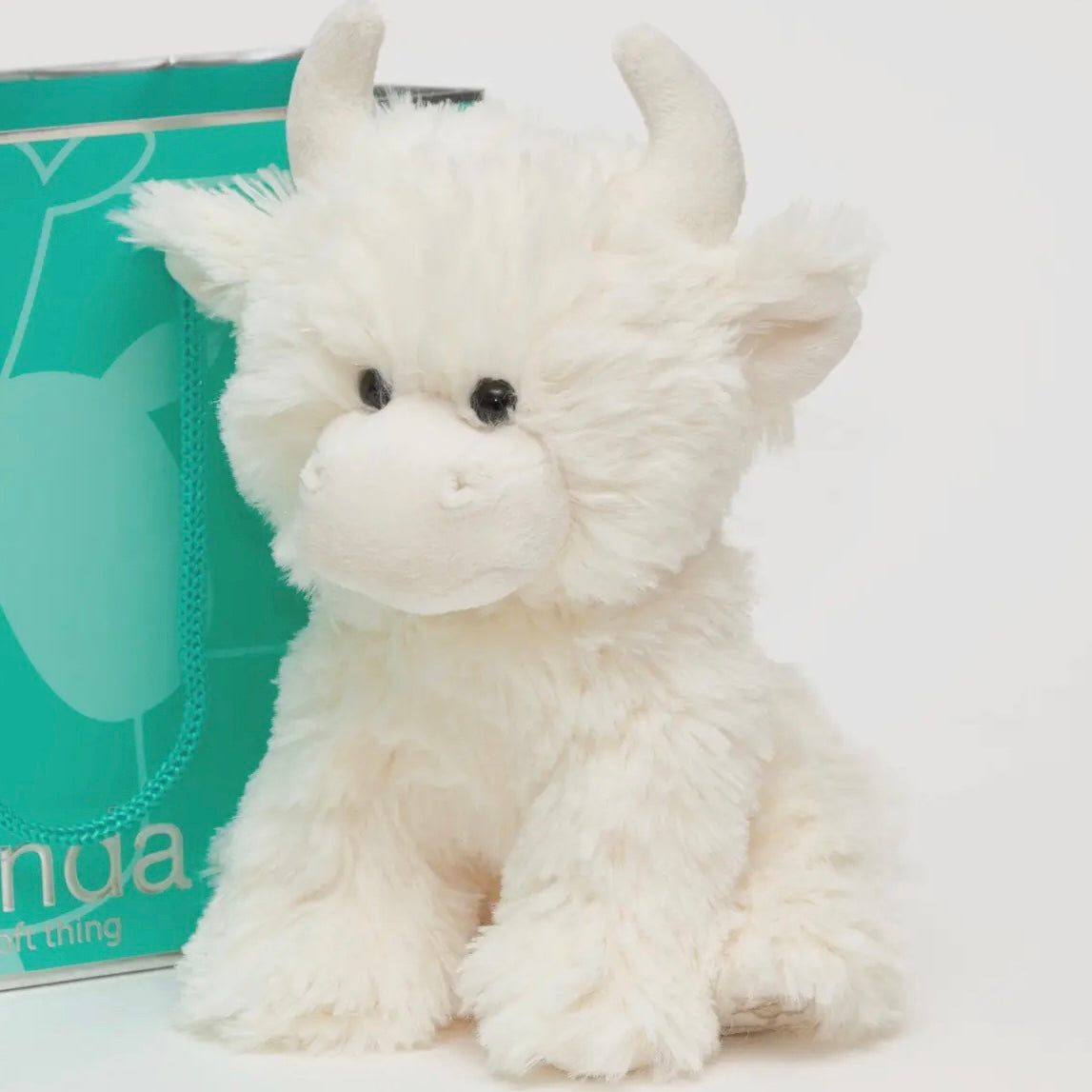 SMALL SOFT HIGHLAND COW TOY PLUSH 20cm - Feather & Twigs