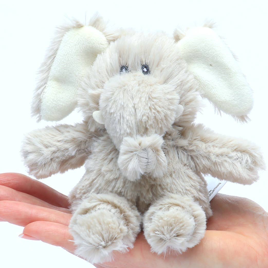 ELEPHANT SOFT TOY MINI PLUSH - 11 cm - Feather & Twigs