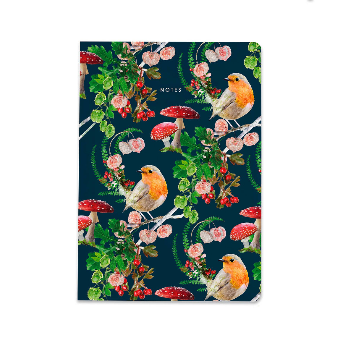 WINTER ROBIN - NOTEBOOK - Feather & Twigs
