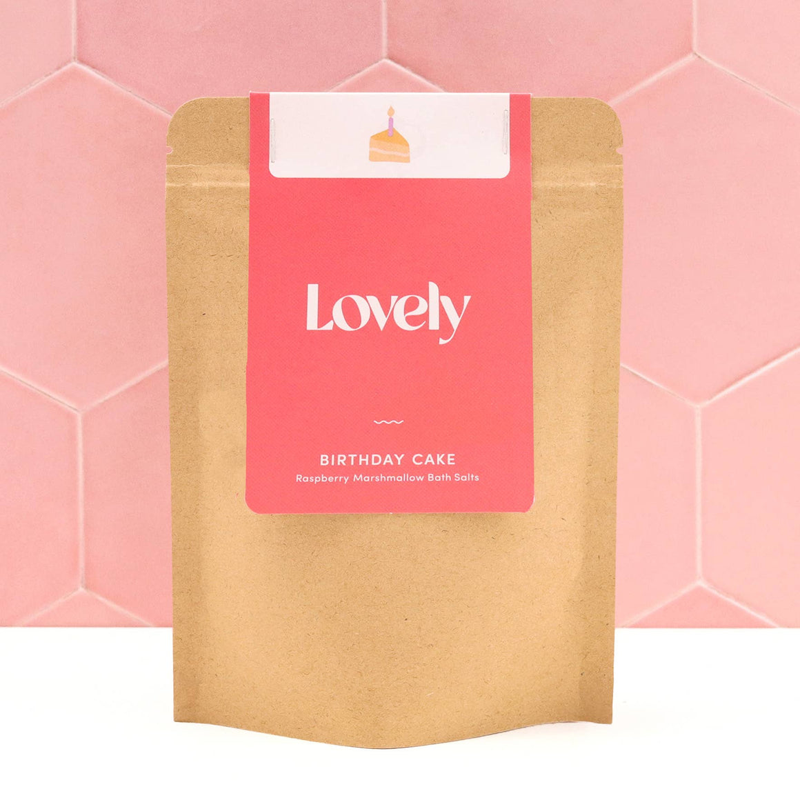 BATH SALTS - BIRTHDAY CAKE - RASPBERRY MARSHMALLOW - Feather & Twigs