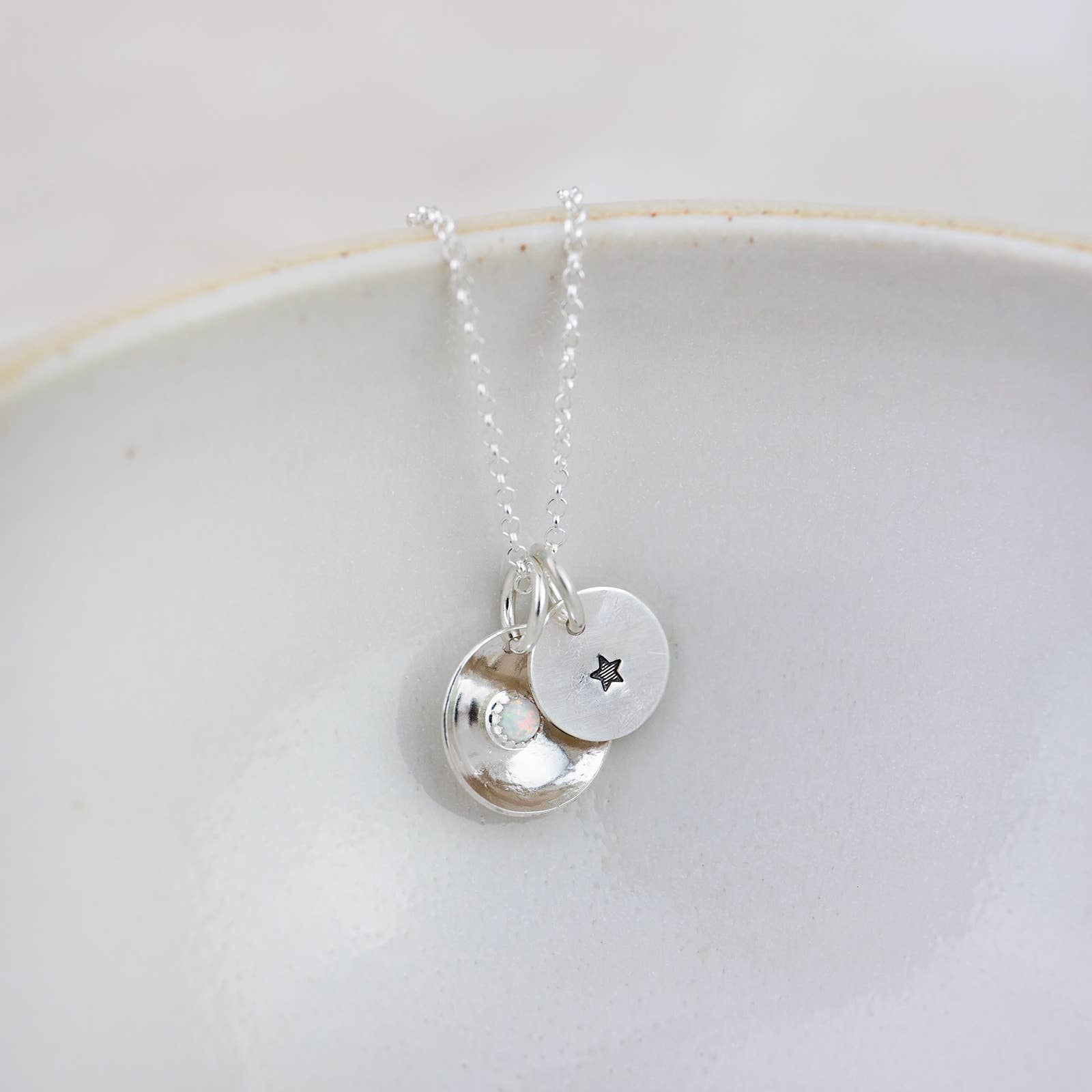 STERLING SILVER BOHO PENDANT BY LUCY KEMP - Feather & Twigs