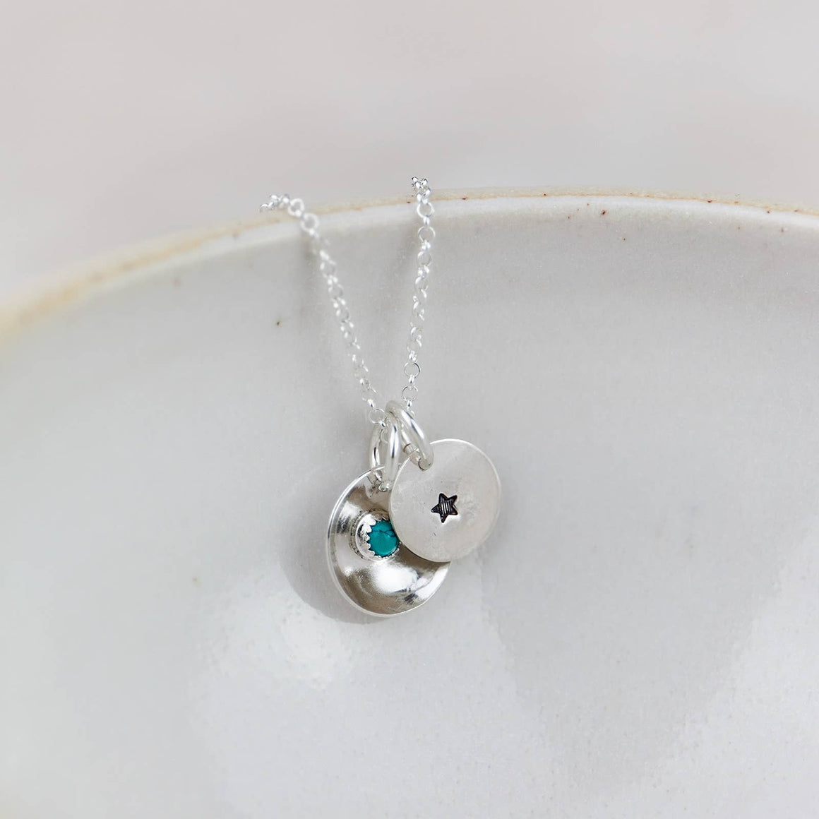 STERLING SILVER BOHO PENDANT BY LUCY KEMP - Feather & Twigs