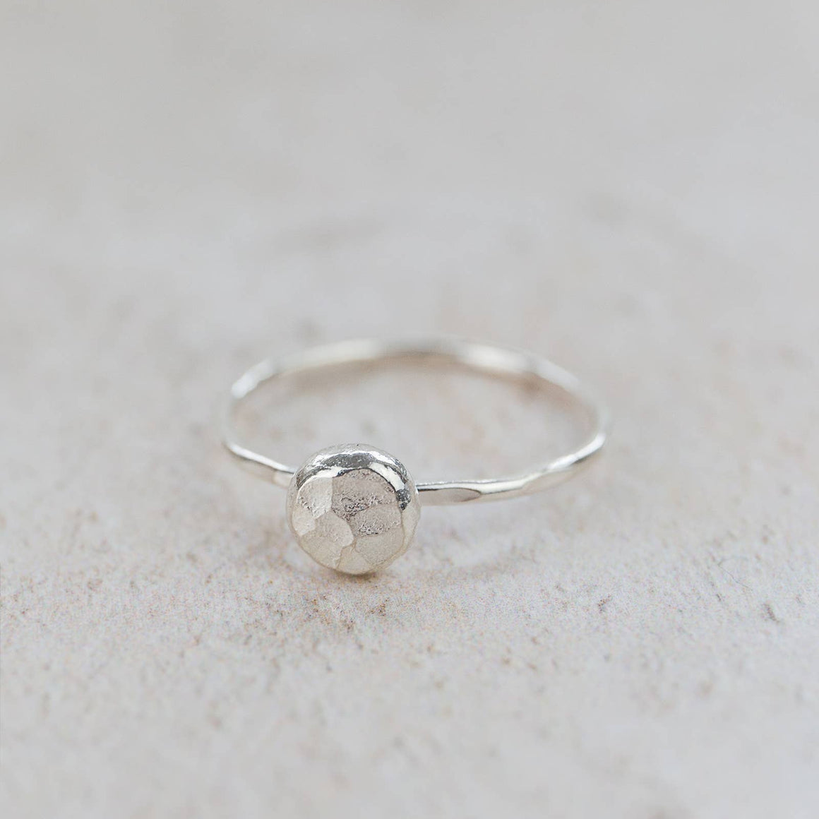 STERLING SILVER NUGGET RING BY LUCY KEMP - Feather & Twigs