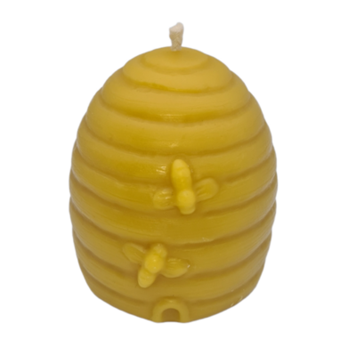 LARGE BEEHIVE 100% BEESWAX CANDLE - Feather & Twigs