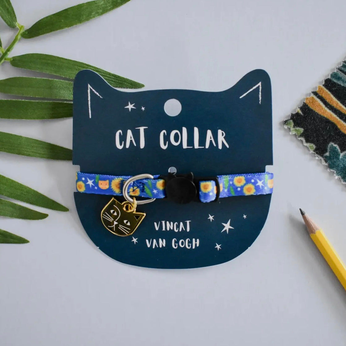 VINCAT VAN GOGH CAT COLLAR - Feather & Twigs