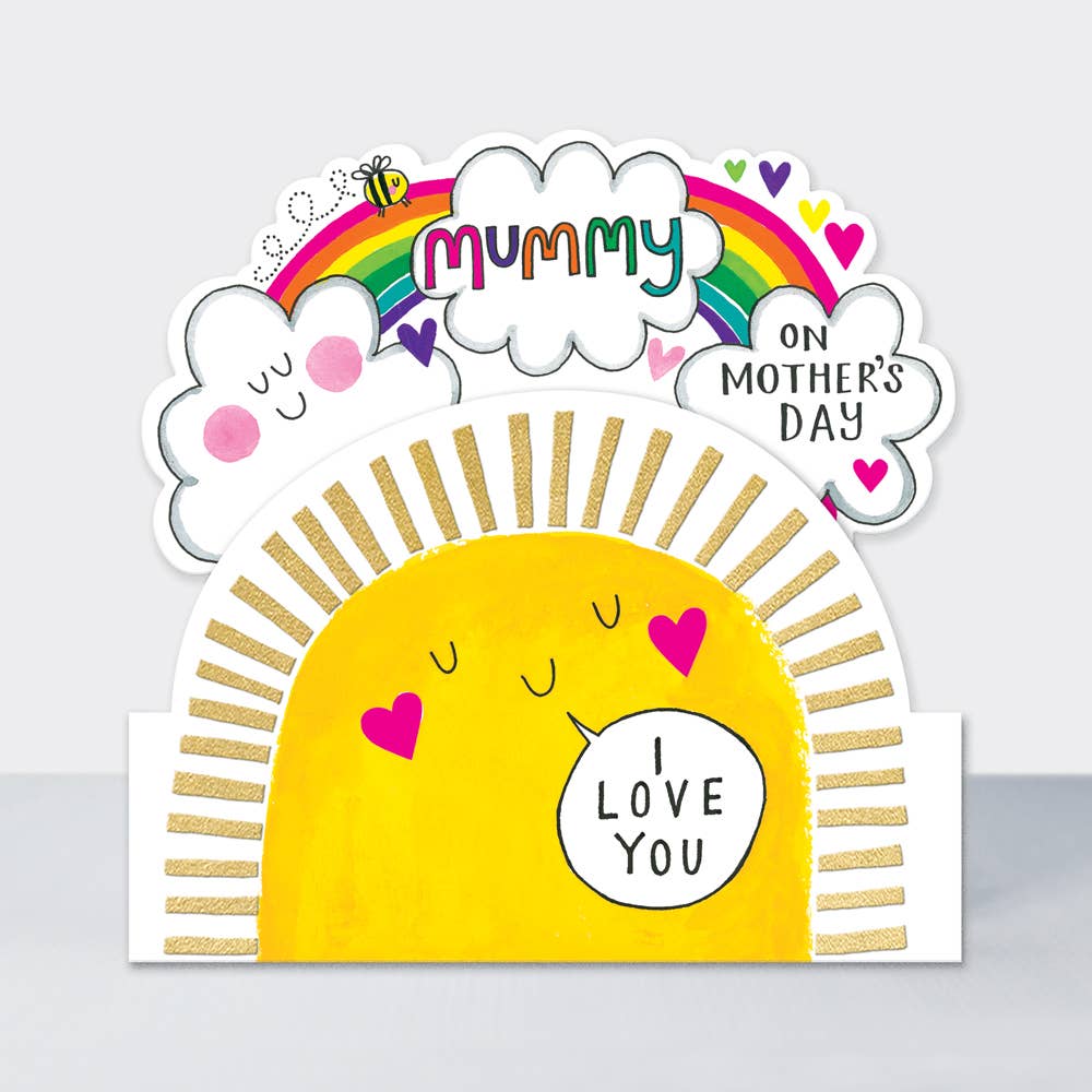 MOTHERS DAY CARD - MUMMY I LOVE YOU - Feather & Twigs