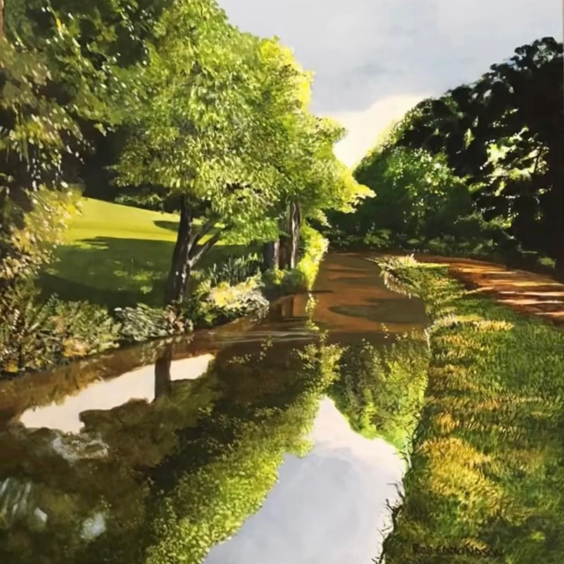 'CANAL' - LIMITED EDITION PRINT BY ROB EDMUNDSON - Feather & Twigs