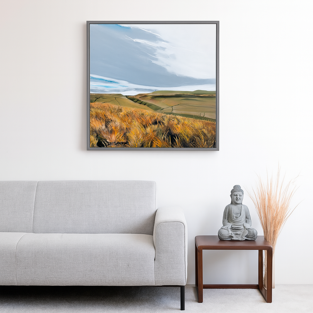 ‘MOORS 2' - FRAMED LIMITED EDITION PRINT BY ROB EDMUNDSON - Feather & Twigs