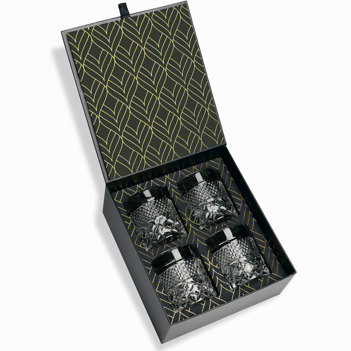 THE PRIVILEGE COLLECTION - ADMIRAL WHISKY GLASSES - SET OF 4 - Feather & Twigs