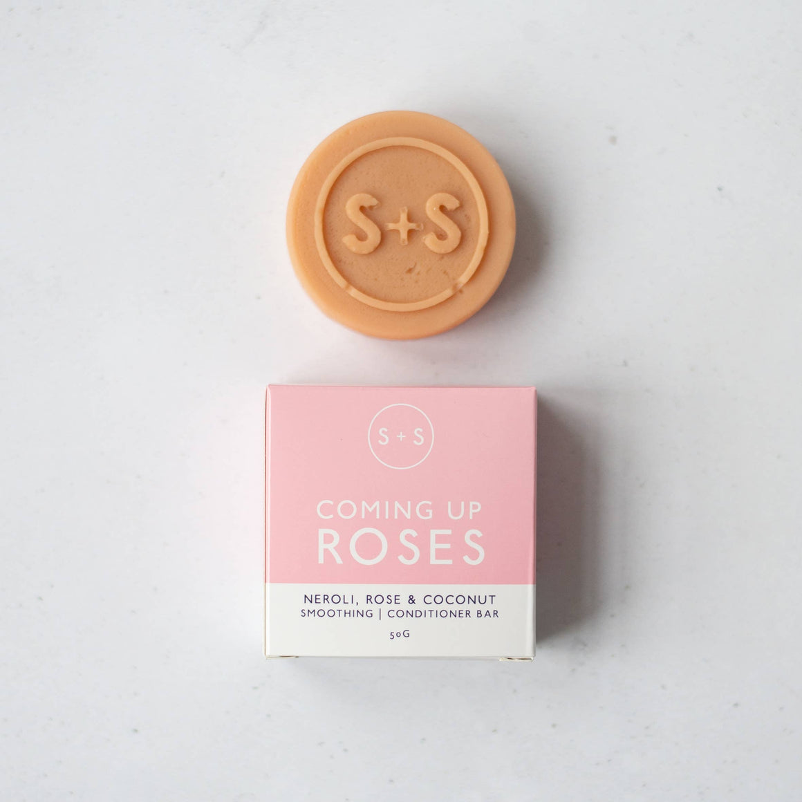 COMING UP ROSES- ROSE, COCONUT AND NEROLI CONDITIONER - 50g - Feather & Twigs