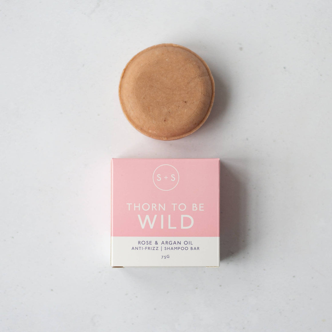 THORN TO BE WILD - ROSE AND ARGAN OIL SHAMPOO BAR - 75g - Feather & Twigs