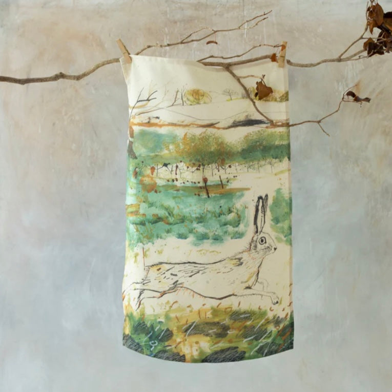 HEATHLAND TEA TOWEL BY SAM WILSON - Feather & Twigs