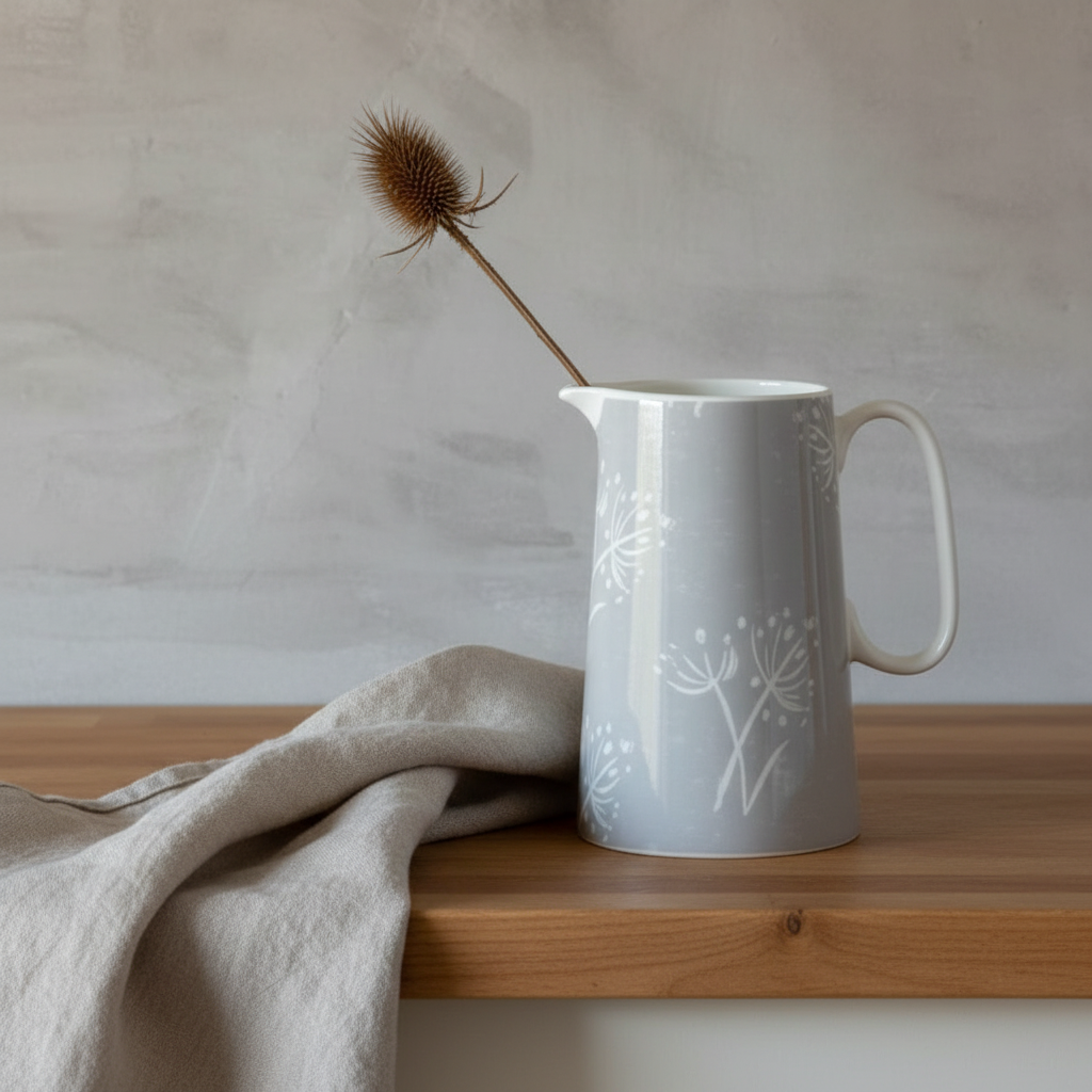 PARSLEY SEED GREY JUG - LARGE BY SAM WILSON
