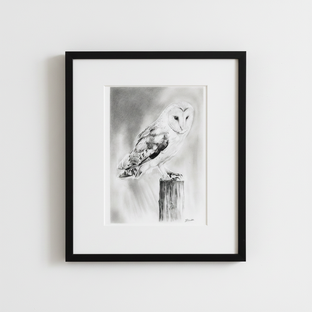 BARN OWL LIMITED EDITION PRINT BY SARAH RICHARDS