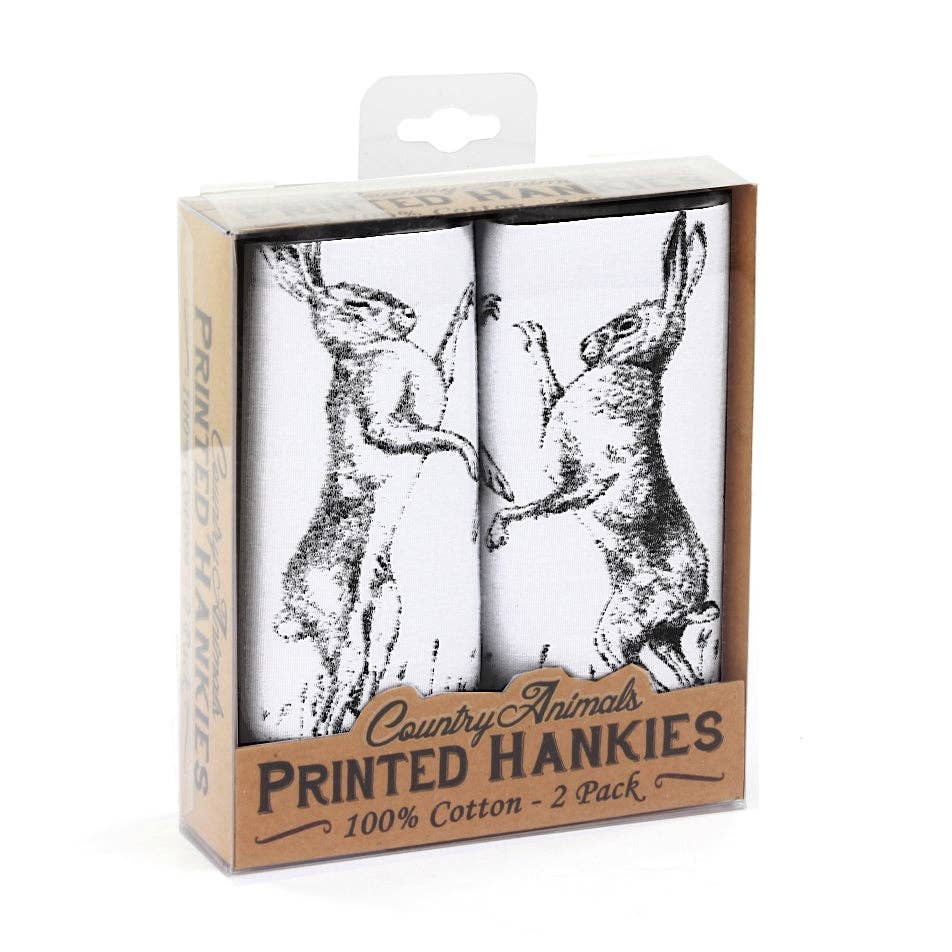 HARES HANDKERCHIEFS - Feather & Twigs