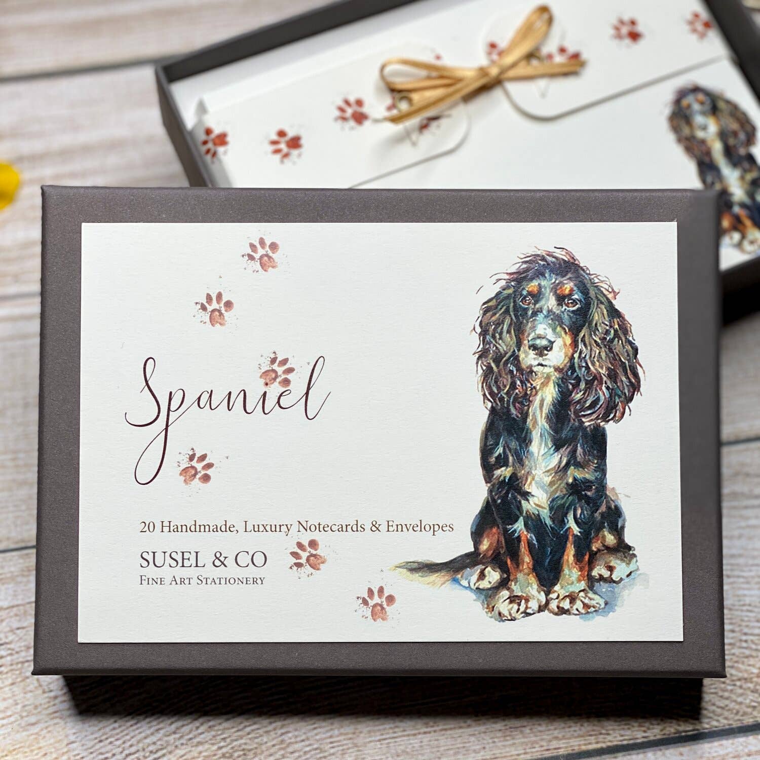 SPANIEL - NOTECARDS - Feather & Twigs
