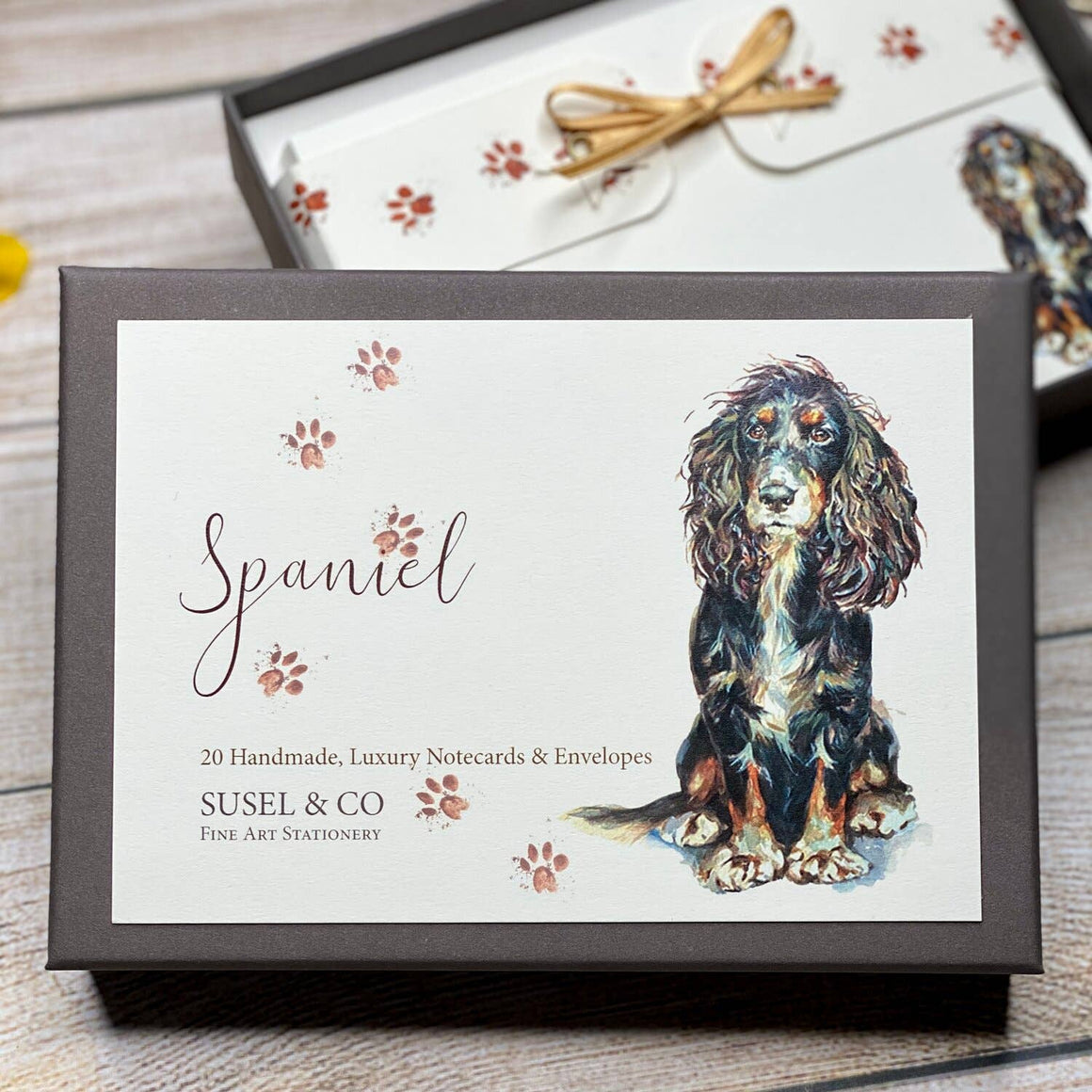 SPANIEL - NOTECARDS - Feather & Twigs
