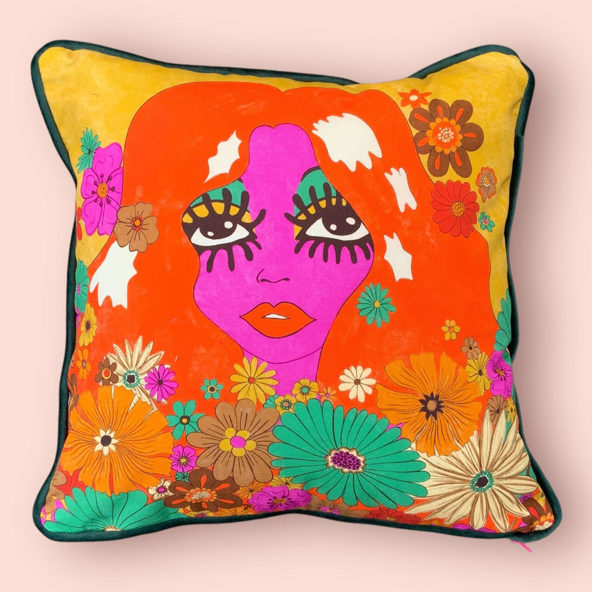 FLORA CUSHION BY NEIGHBOURHOOD THREAT - Feather & Twigs