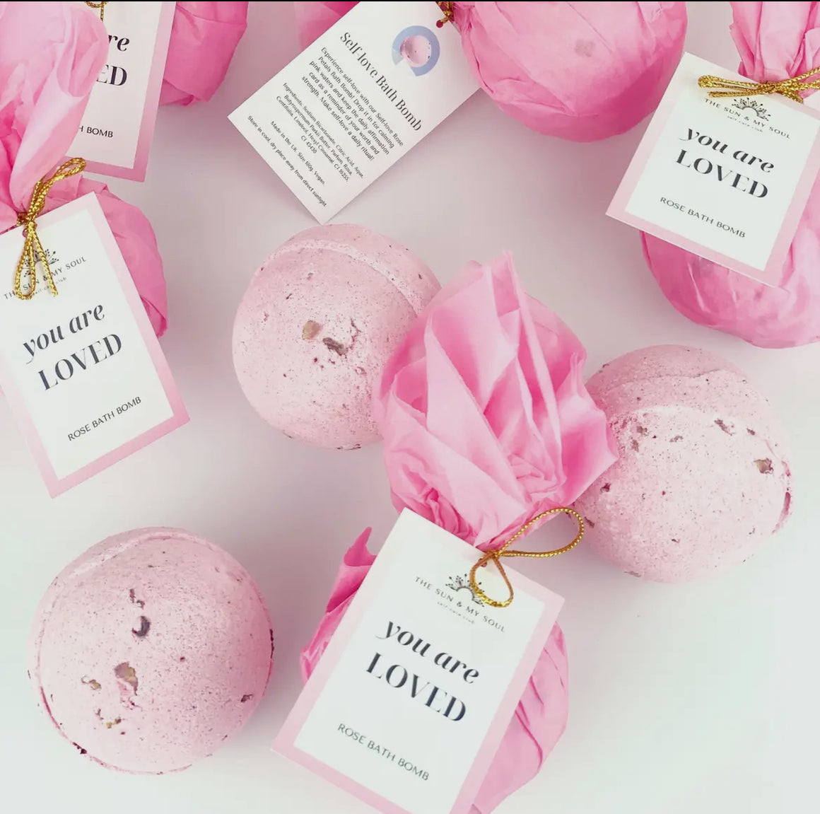 YOU ARE LOVED- BATH BOMB - Feather & Twigs