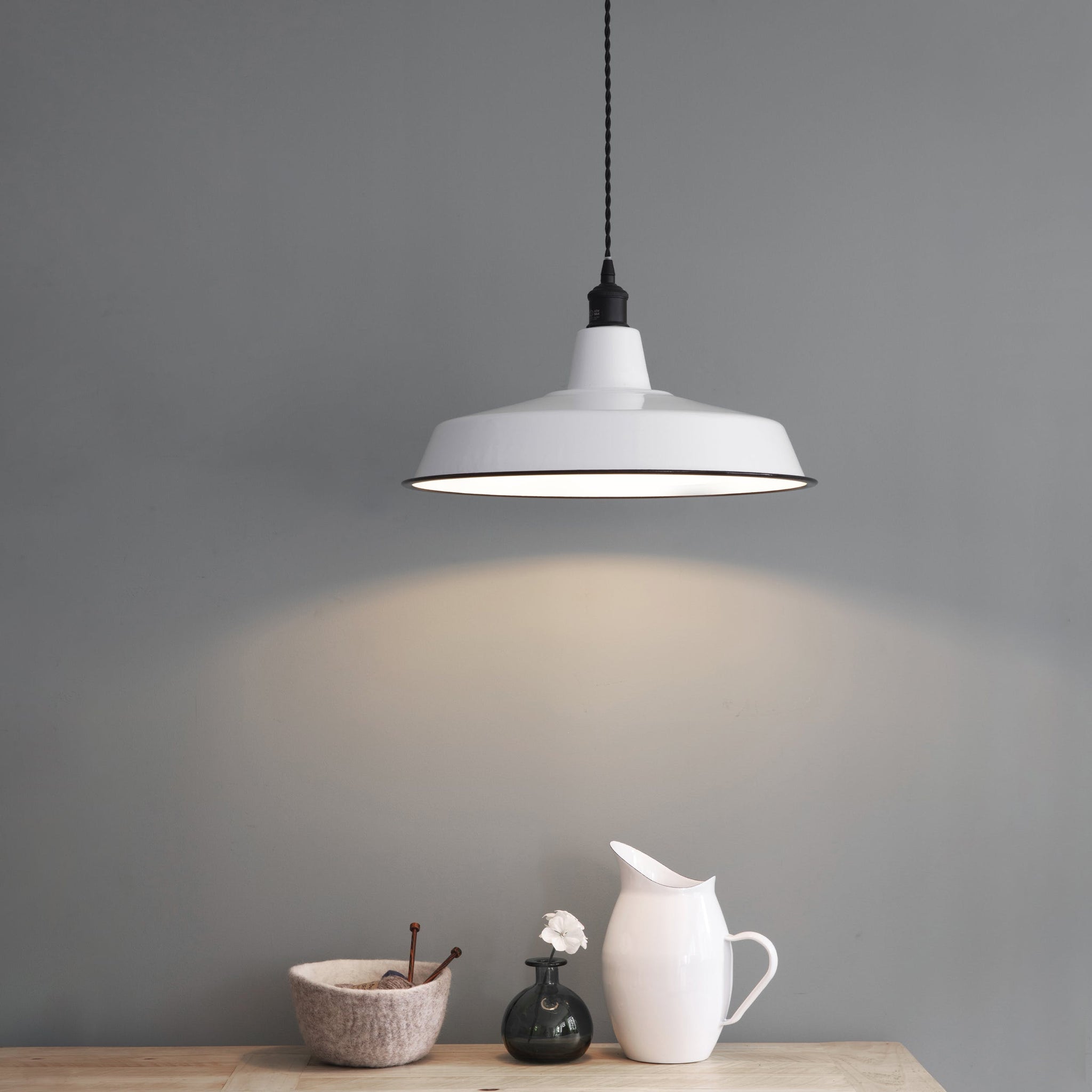 Trio of hoxton domed pendant deals light