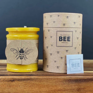 NATURAL BEESWAX CANDLE - YELLOW