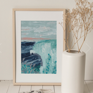 BEMPTON CLIFFS PRINT - A3