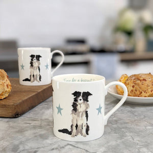 BONE CHINA DOG MUG BY REBECCA PITCHER