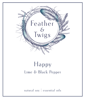 WAX MELTS - Happy - Lime and Black Pepper